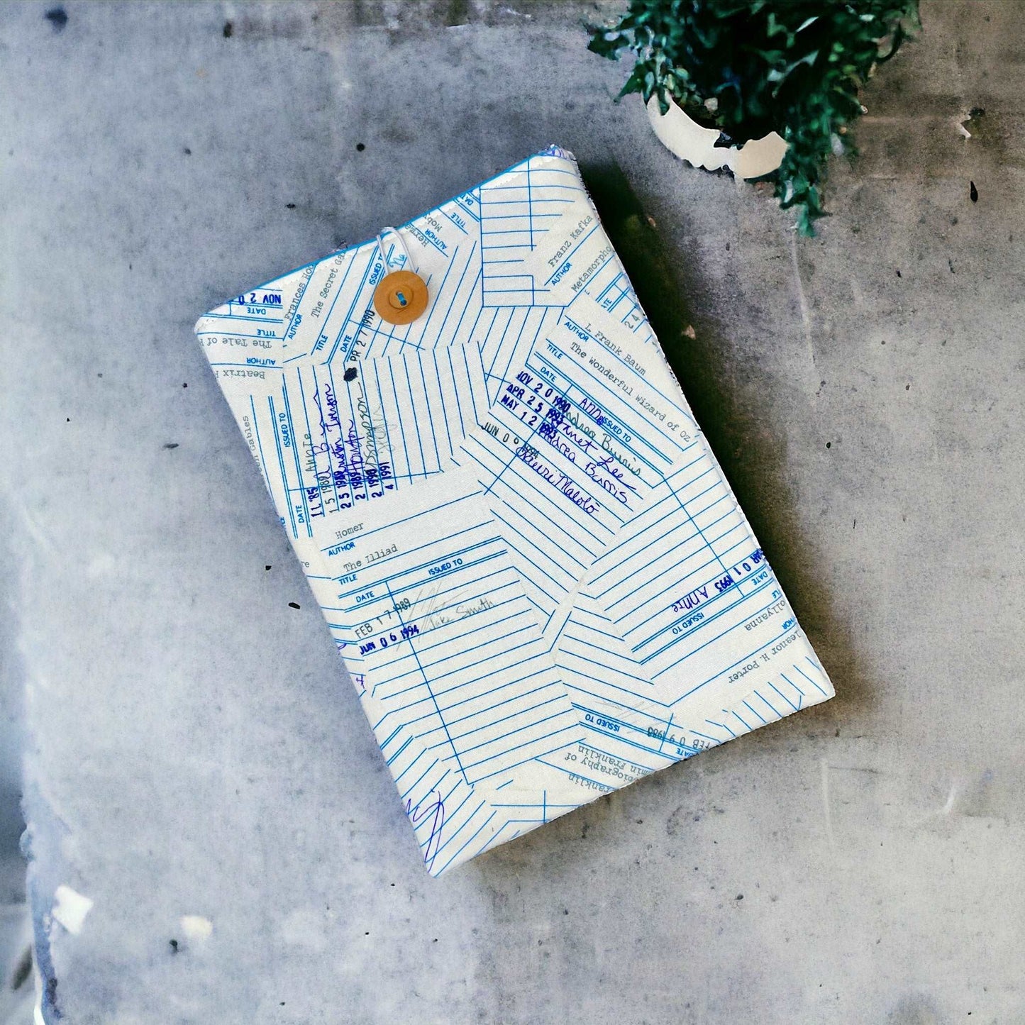 Library Card Book Sleeve - Small