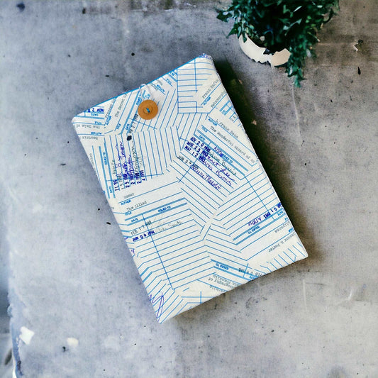 Library Card Book Sleeve - Small