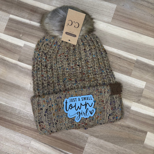 C.C. Beanie - Just a Small Town Girl - Camel