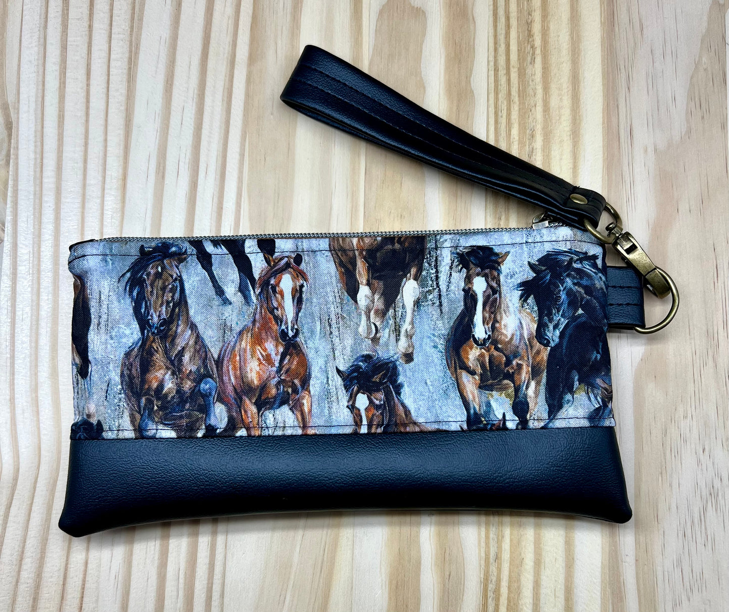Horse Wristlet Wallet