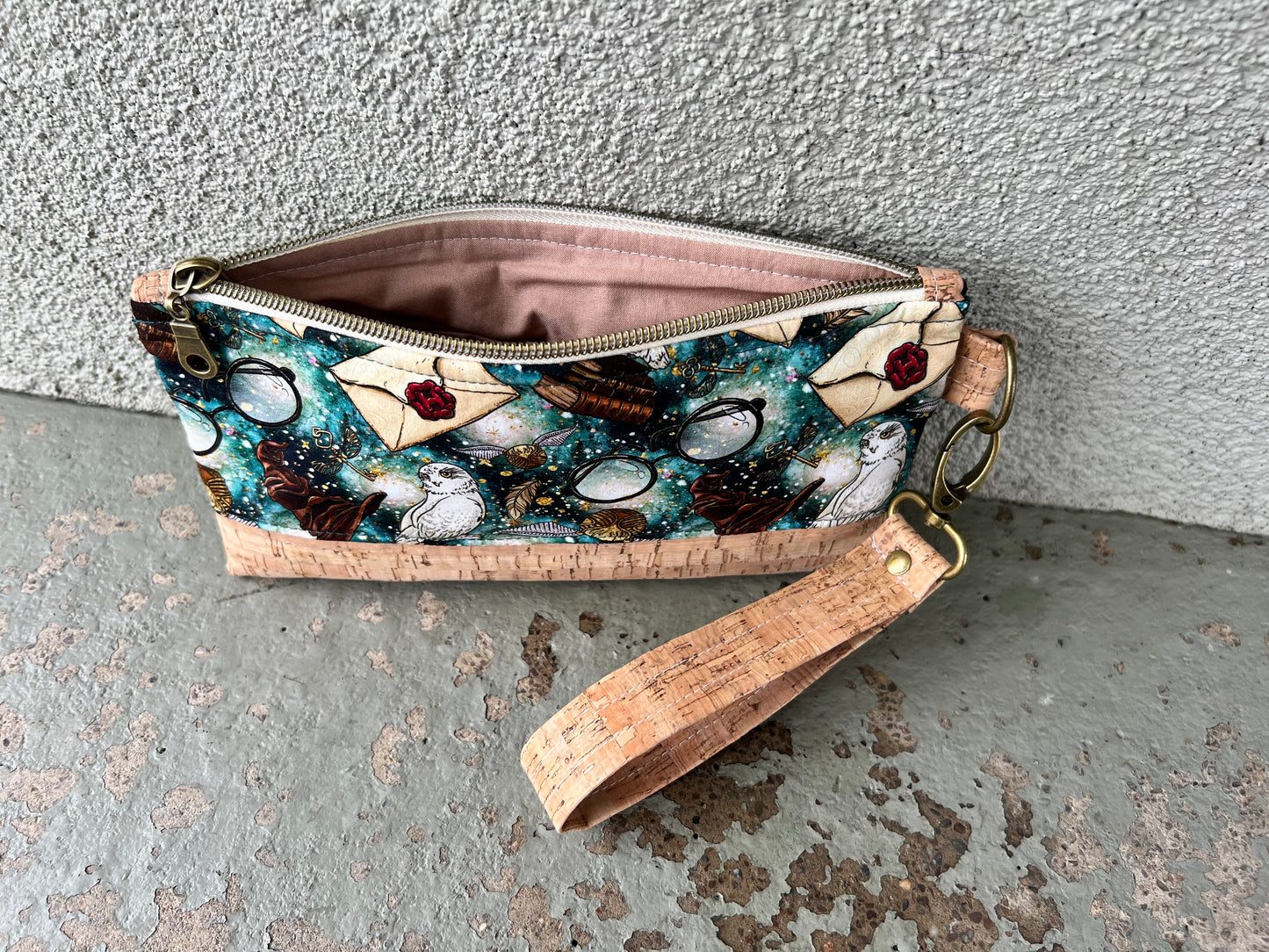 Teal Magic Wristlet Wallet