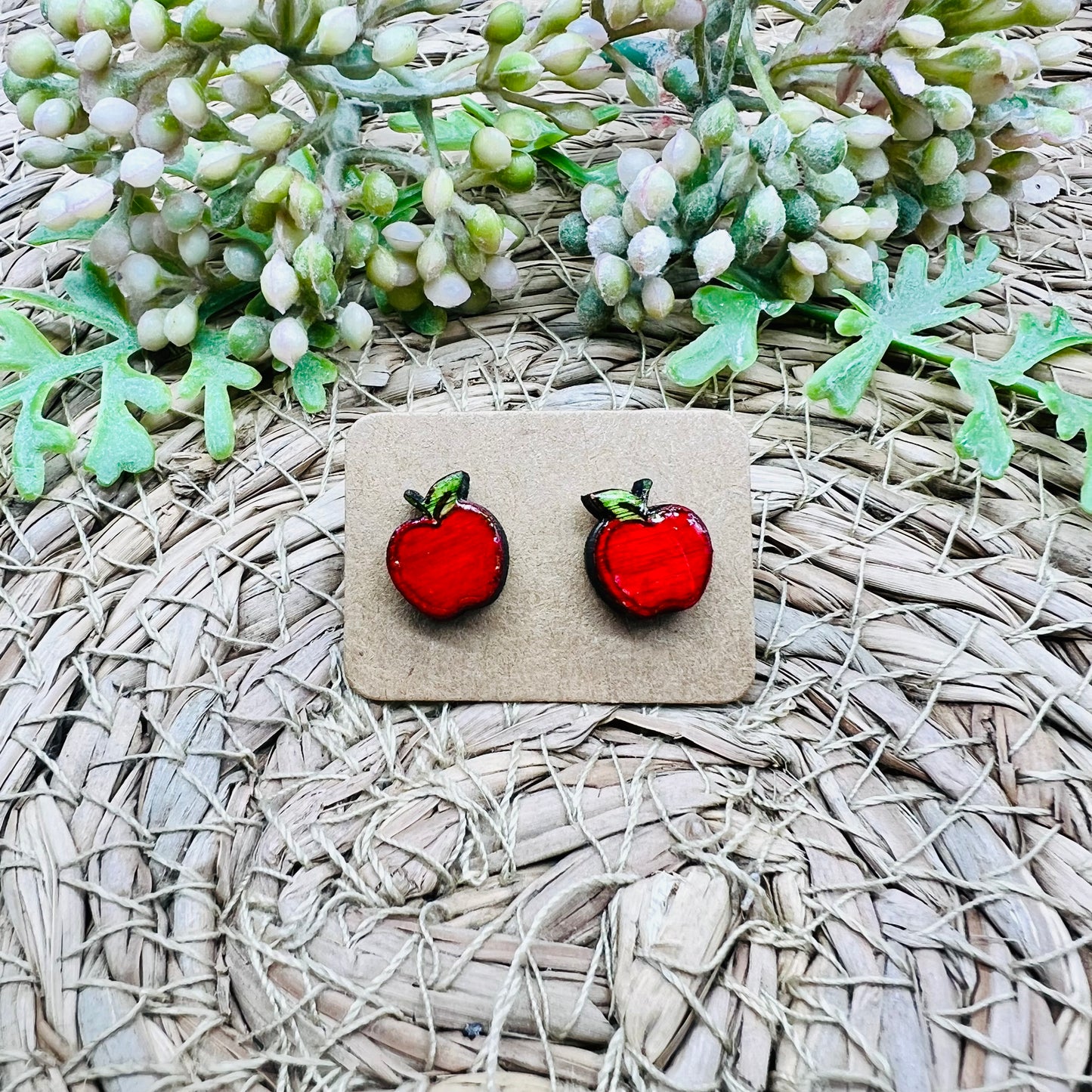 Apple Stud Earrings
