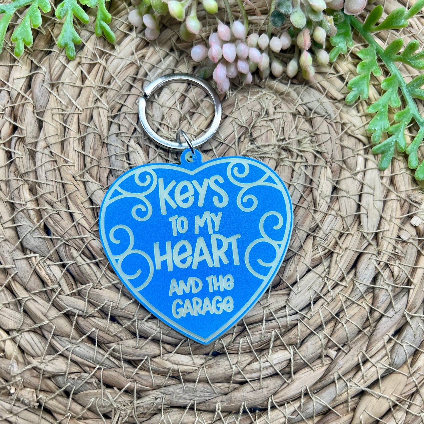 Keys to My Heart Acrylic Keychain