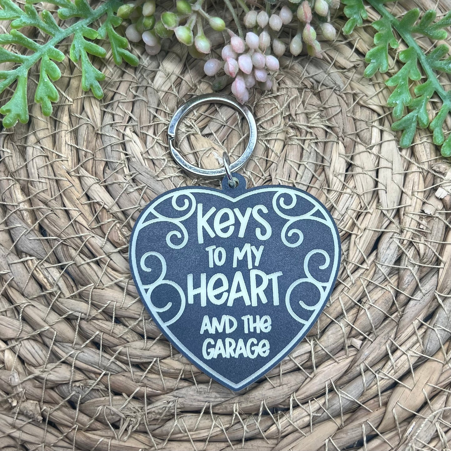 Keys to My Heart Acrylic Keychain