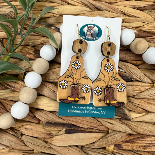 Cowboy Boot Earrings