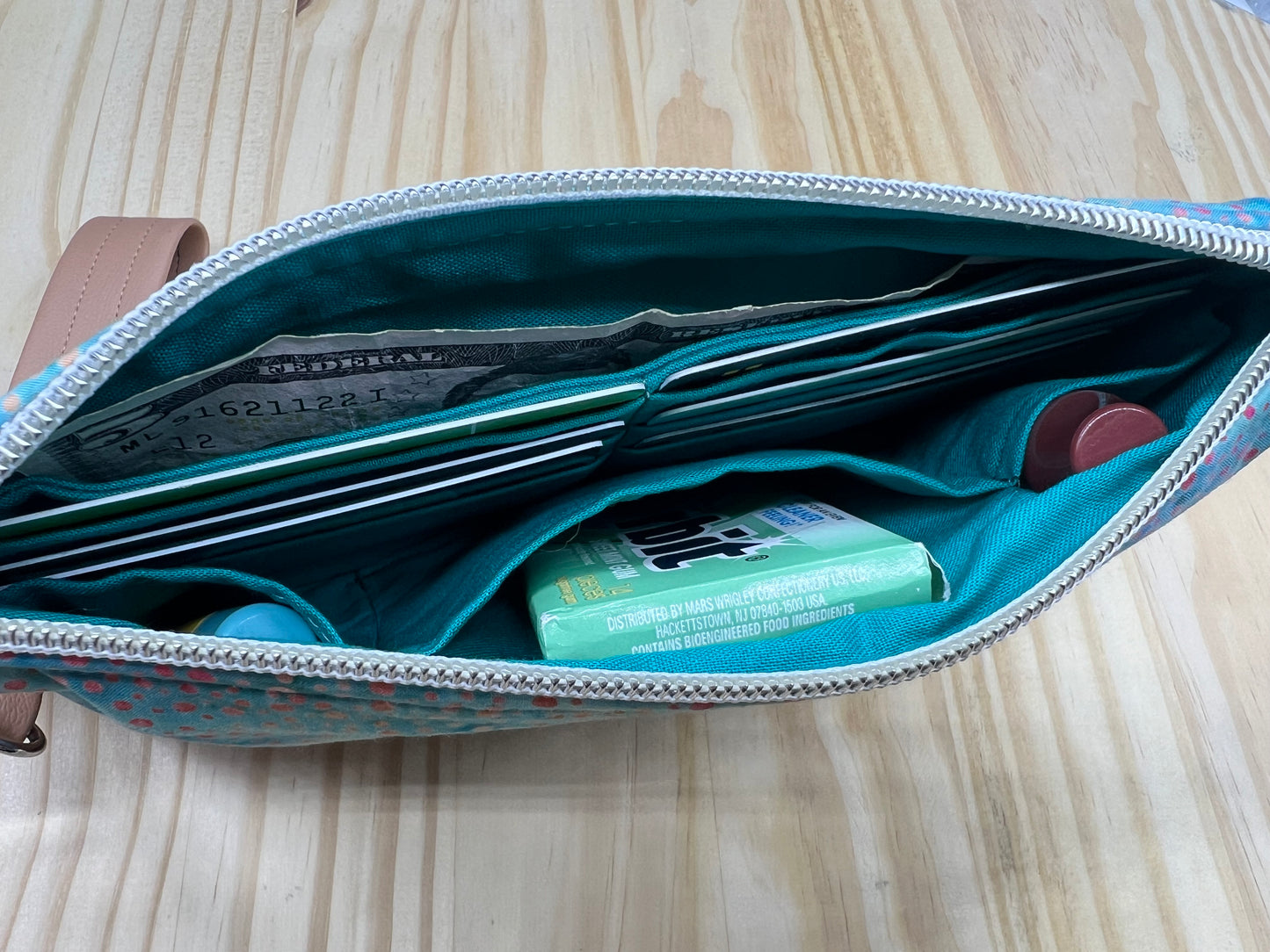 Teal Dreams Wristlet Wallet