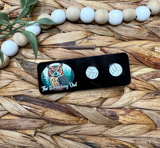 Volleyball Stud Earrings