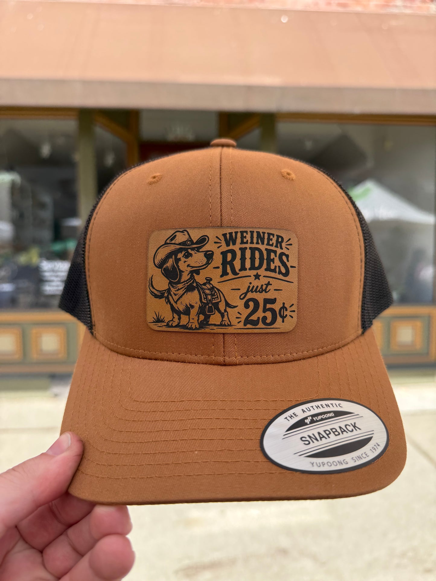 Weiner Rides - Build Your Hat
