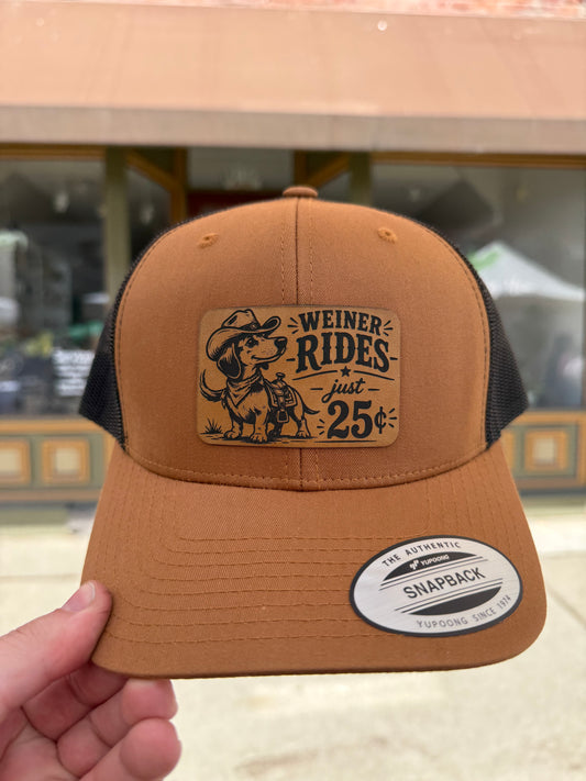 Weiner Rides - Build Your Hat