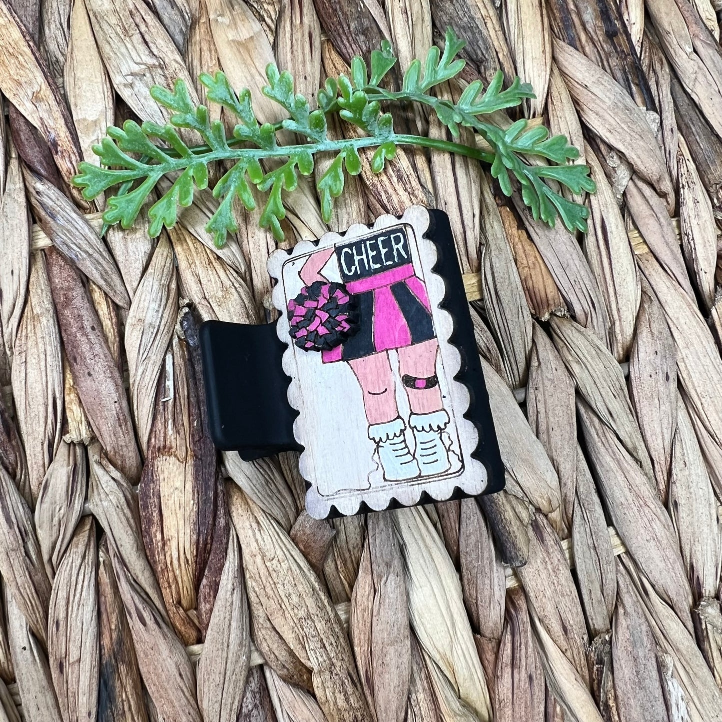 Cheerleading Mini Claw Clips 2”