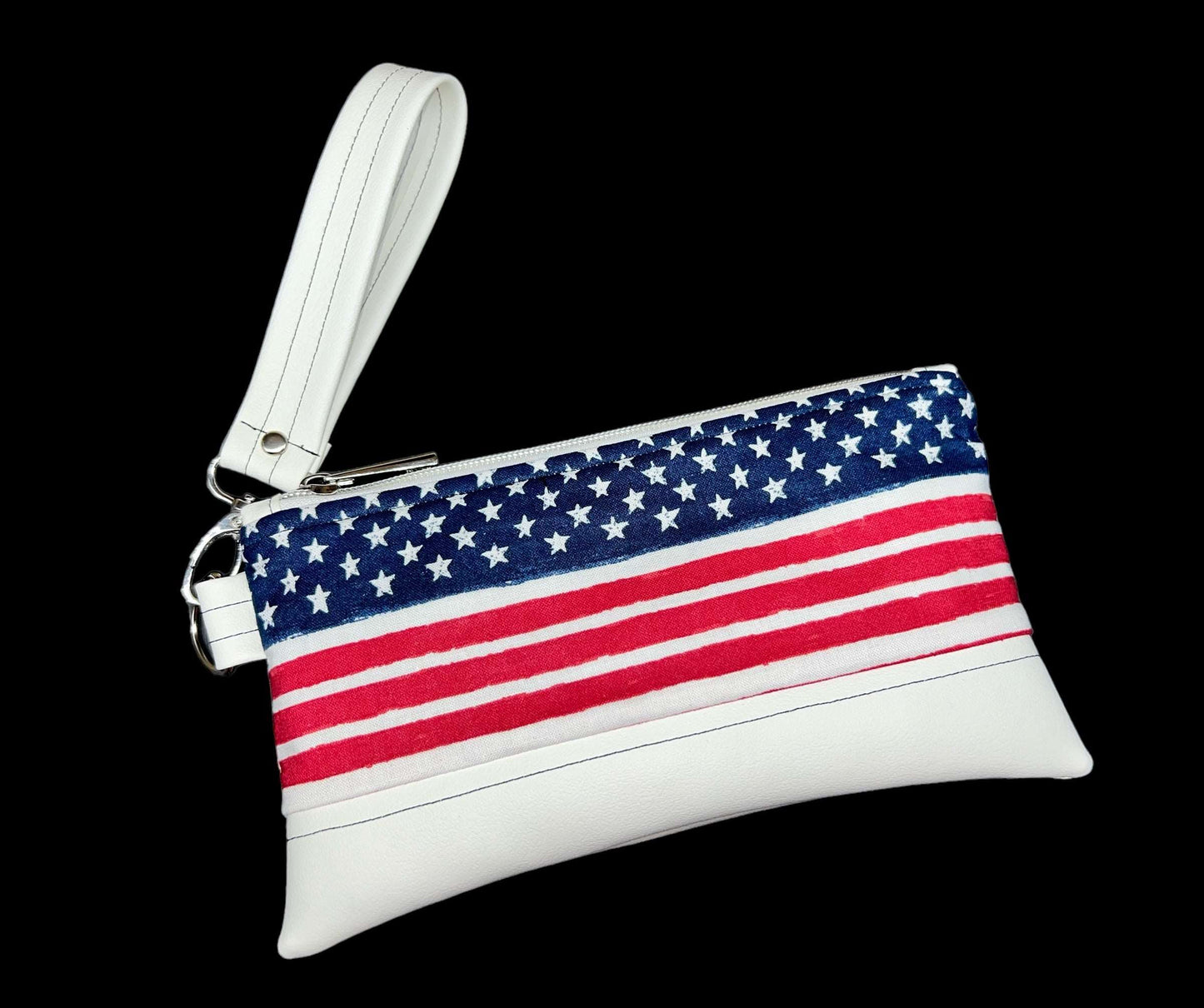 Patriotic Flag Wristlet Wallet