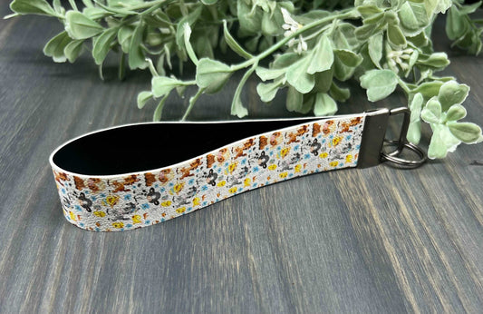 Baby Farm Animals Key fob