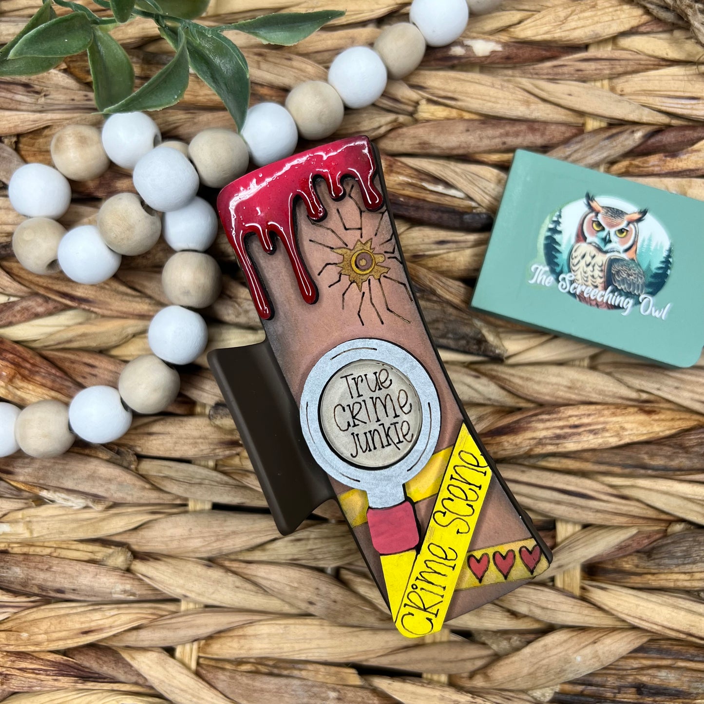 True Crime Junkie Claw Clip