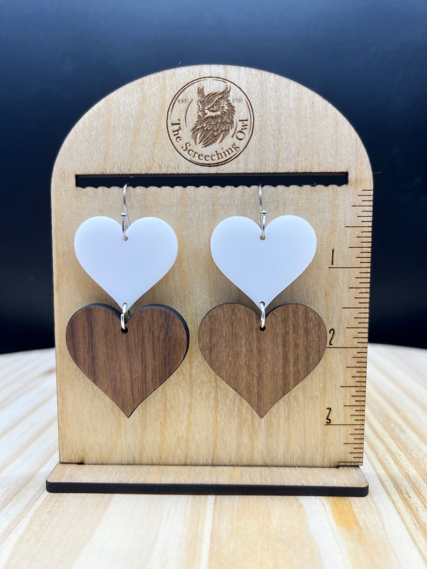 Stacked Hearts Earrings