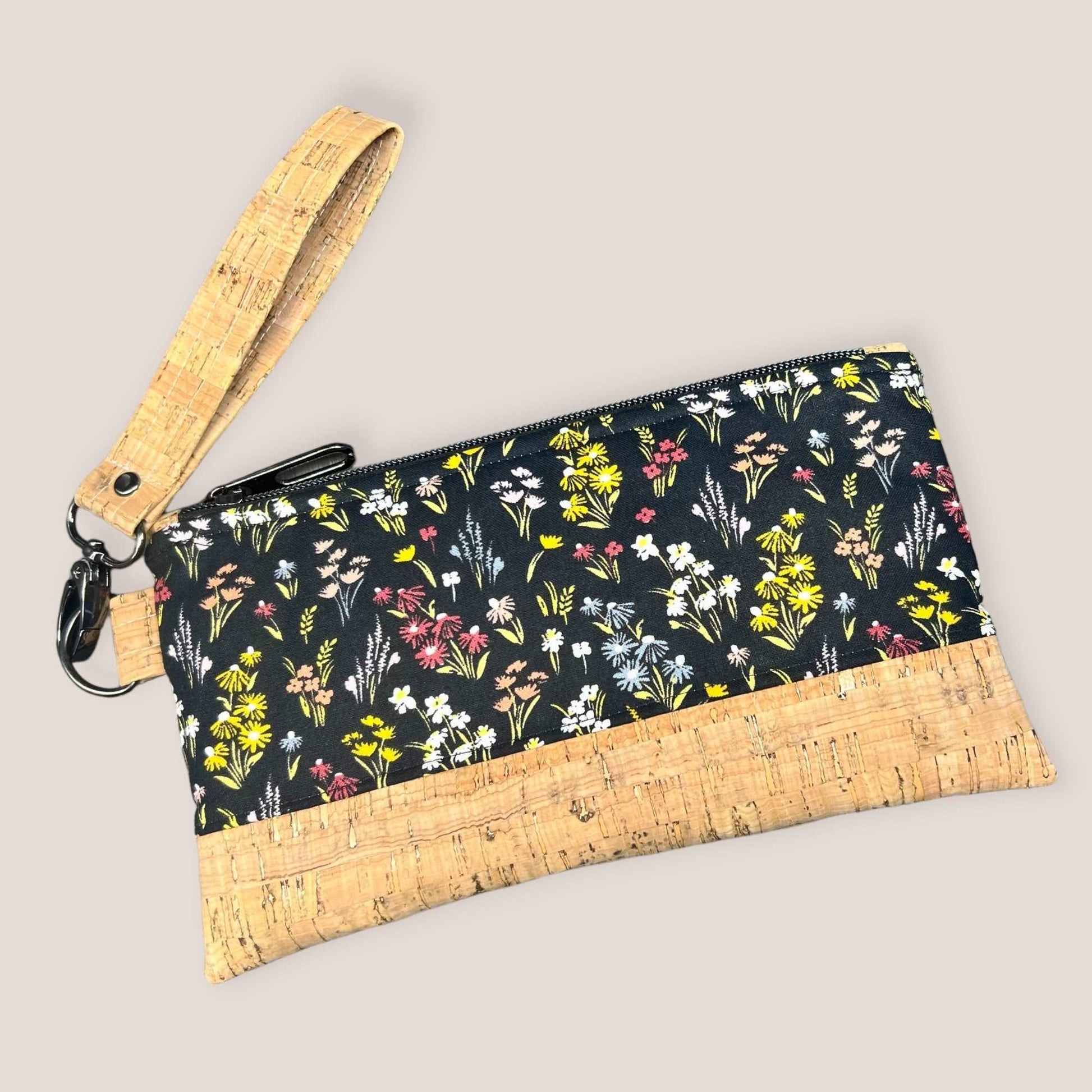Wildflower Field Wristlet Wallet