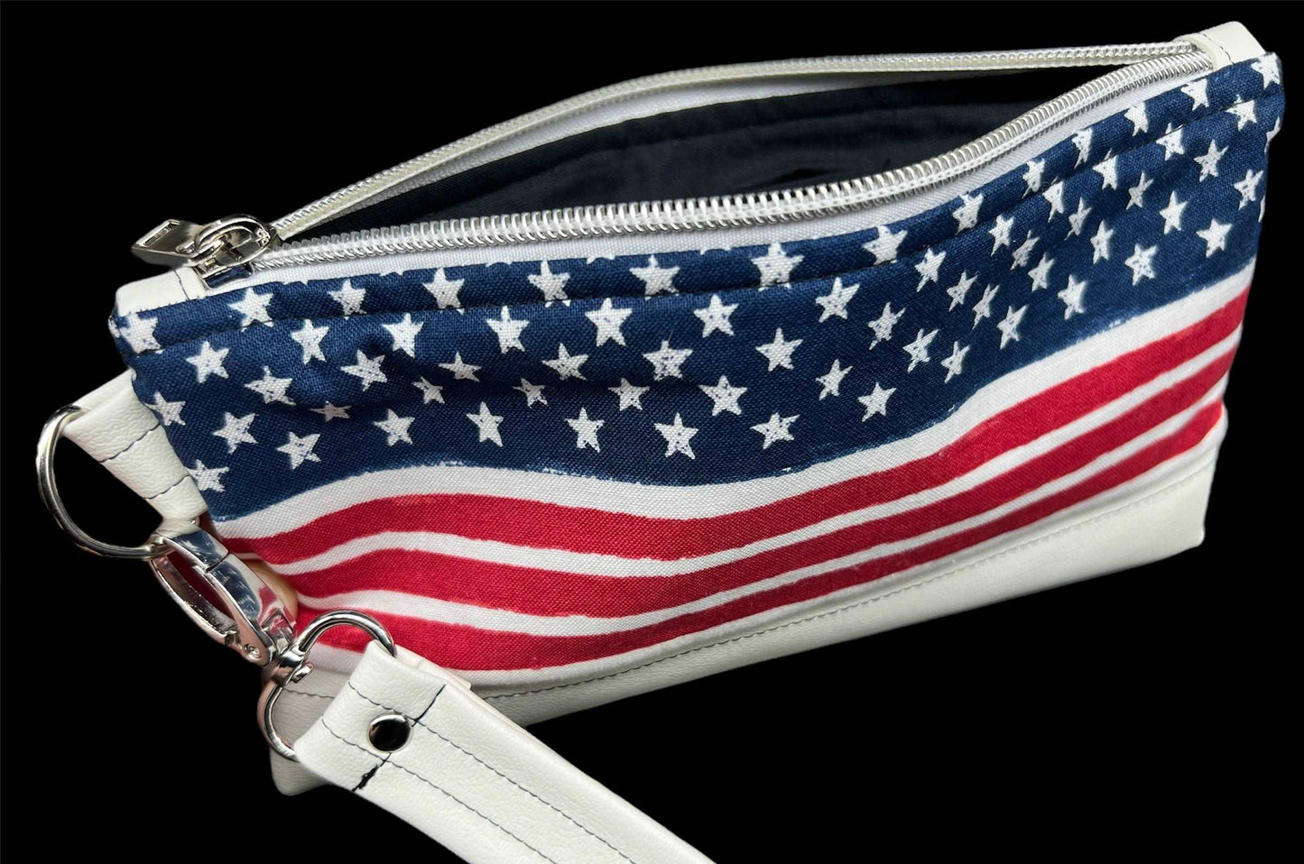 Patriotic Flag Wristlet Wallet
