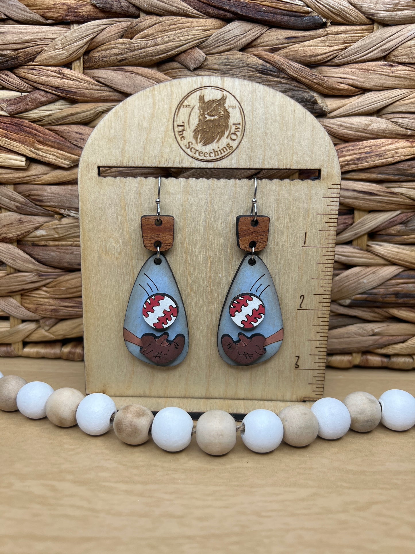 Baseball Pitch Earrings