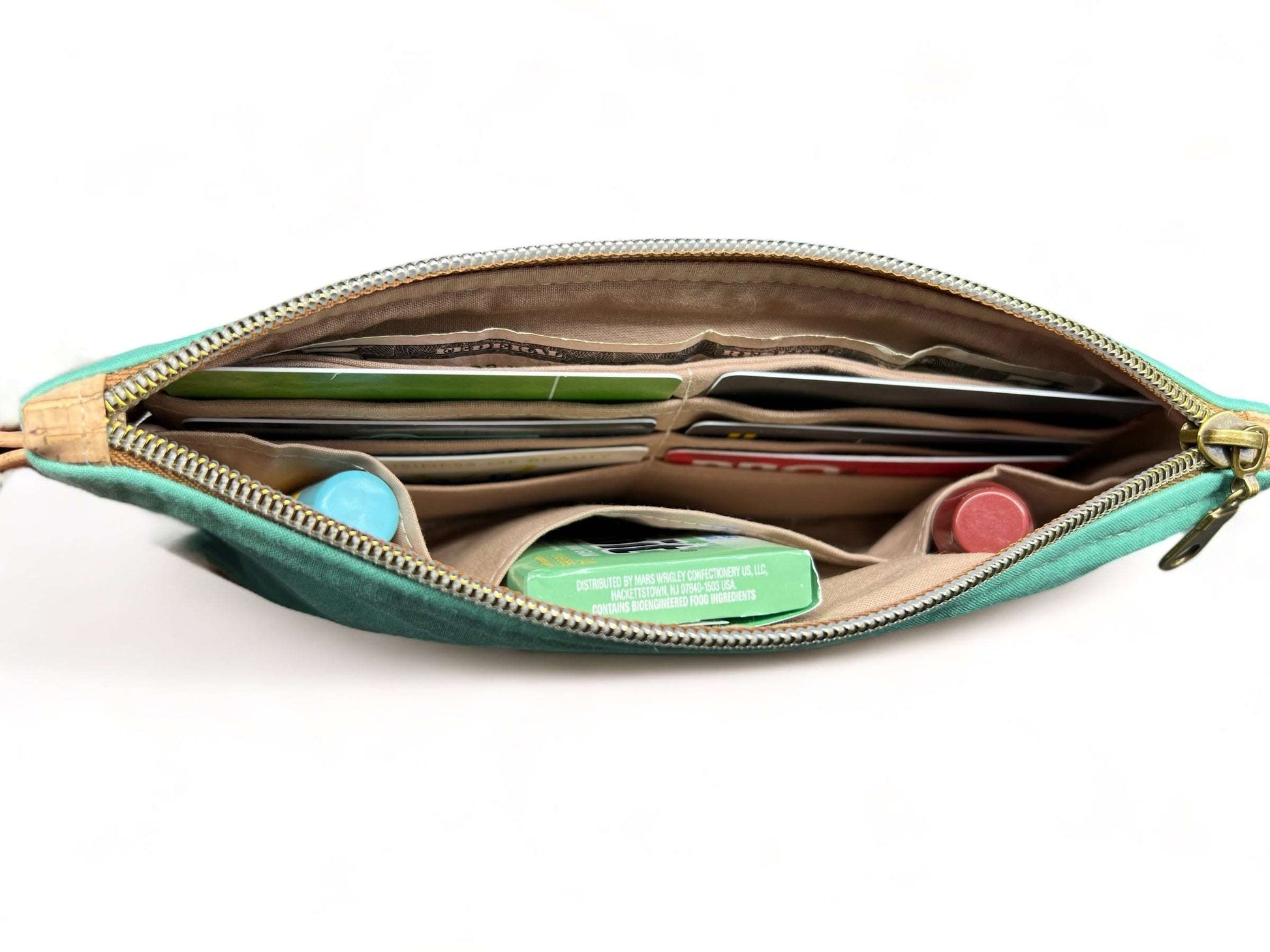 Simply Green Wristlet Wallet