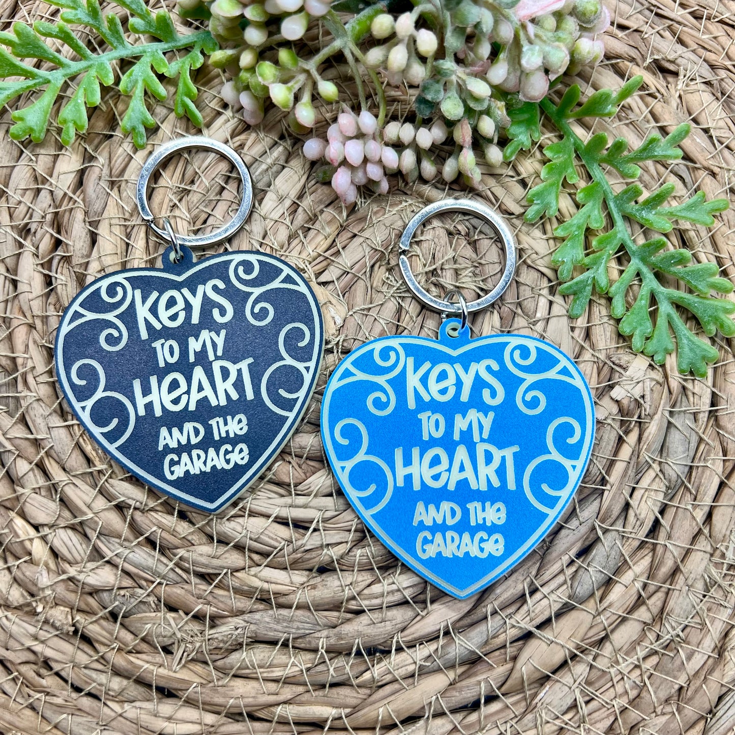 Keys to My Heart Acrylic Keychain
