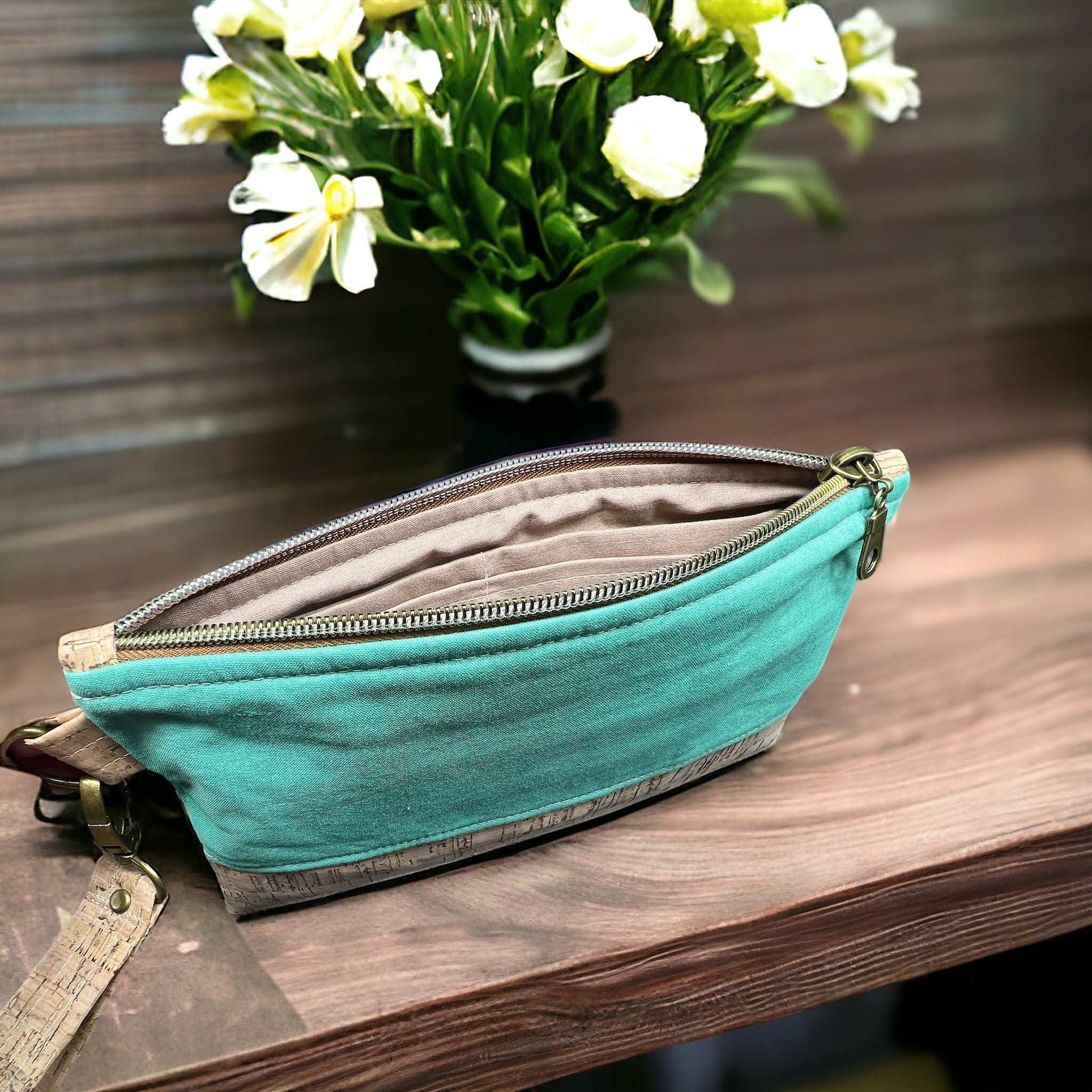 Simply Green Wristlet Wallet