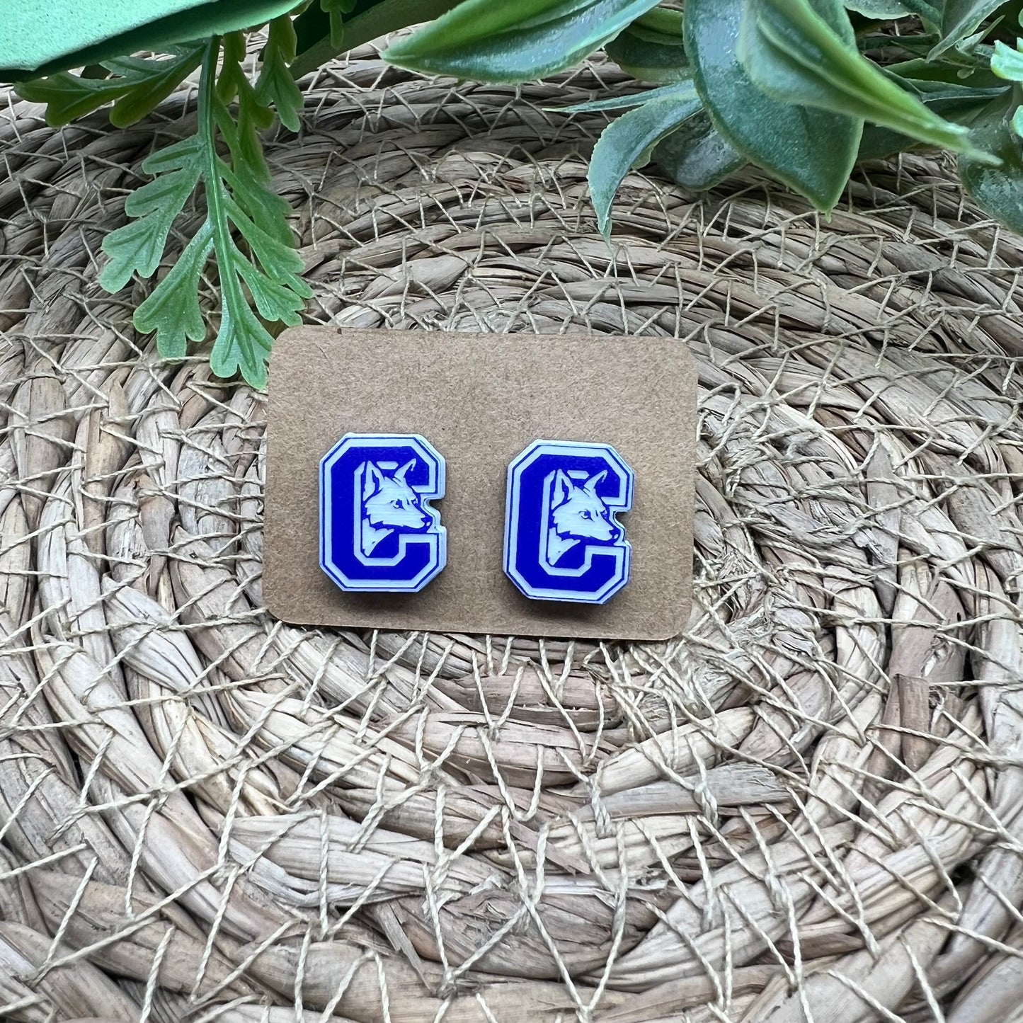 Candor Coyotes Stud Earrings