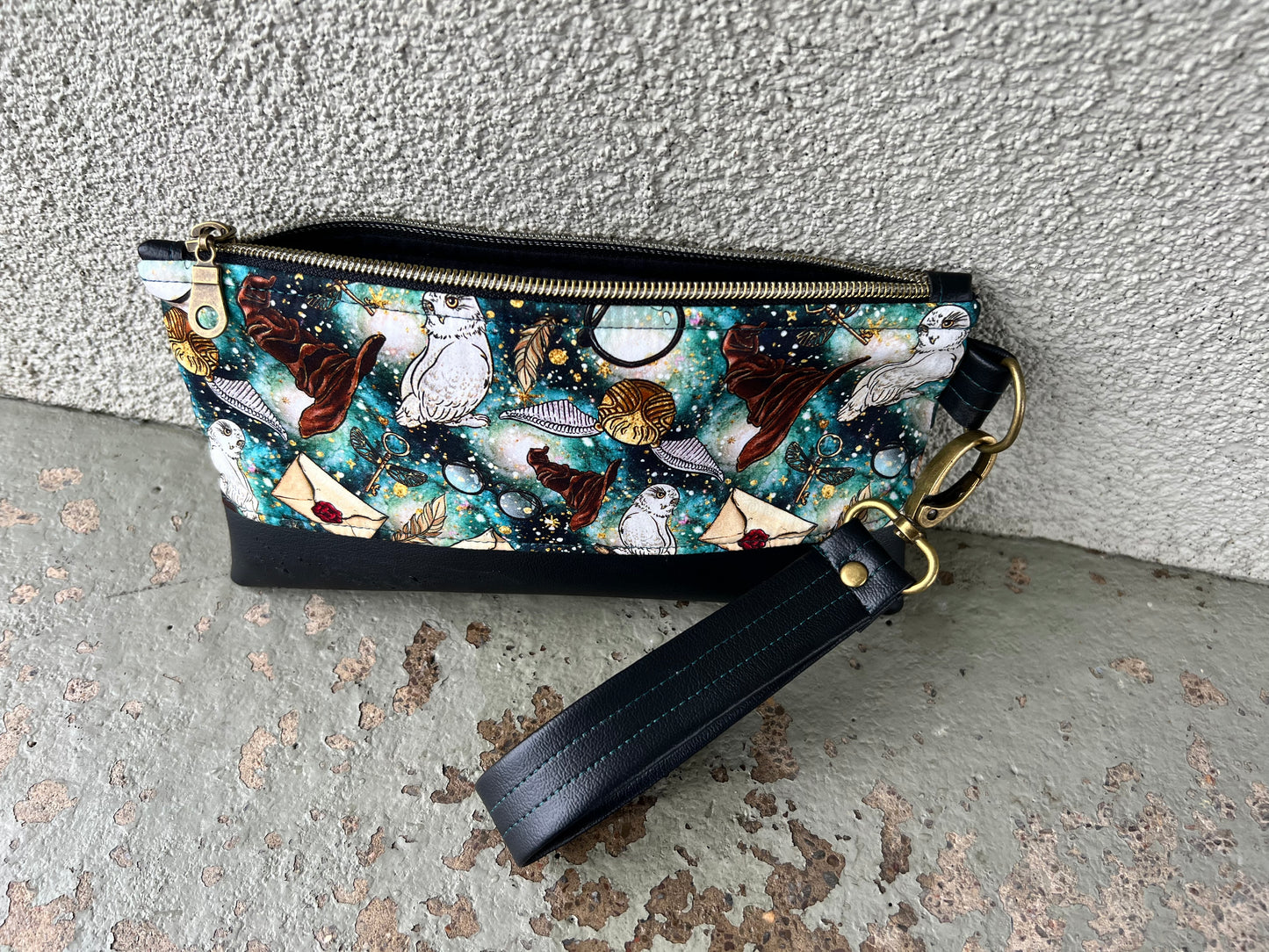 Teal Magic Wristlet Wallet
