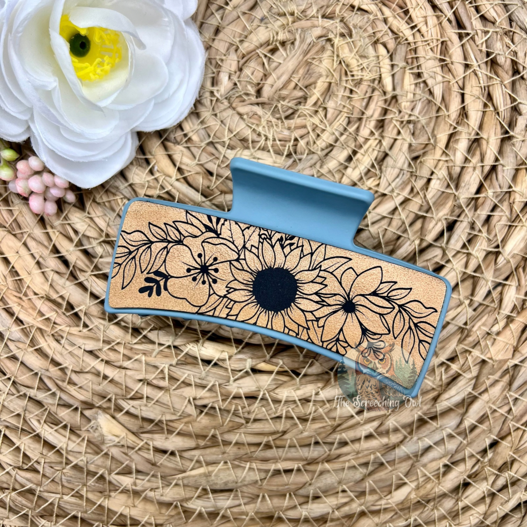 Sunflower Claw Clip