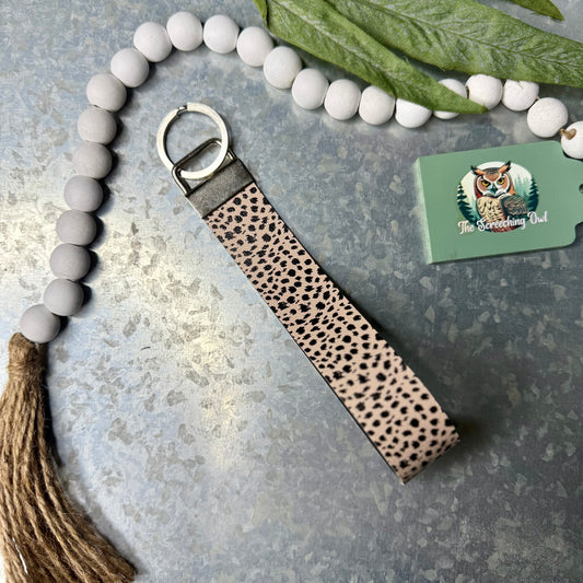 Animal Print Key Fob