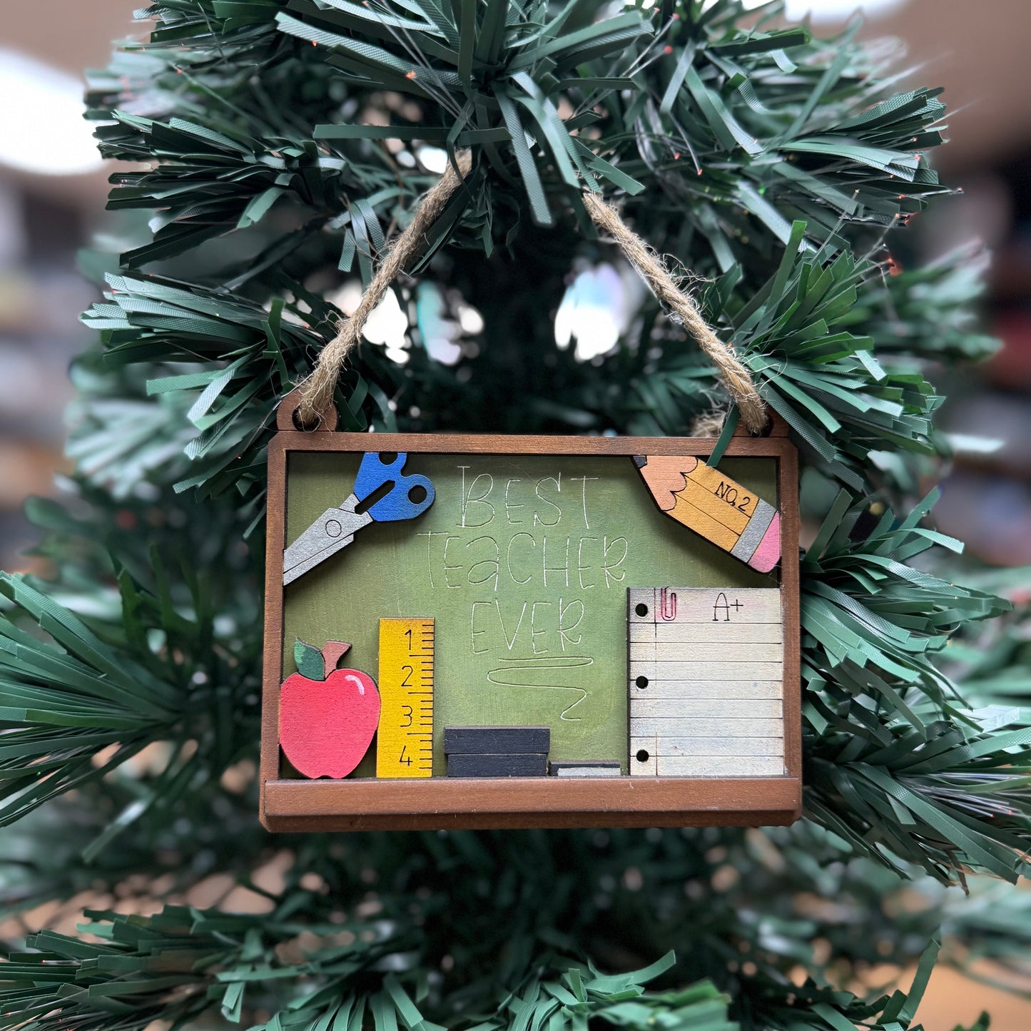 Best Teacher Ever Ornament