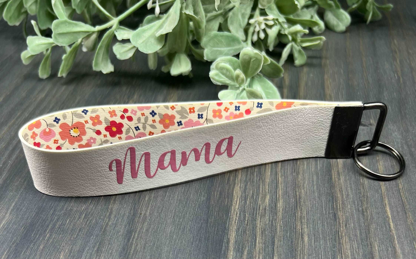 Mama Floral Key Fob
