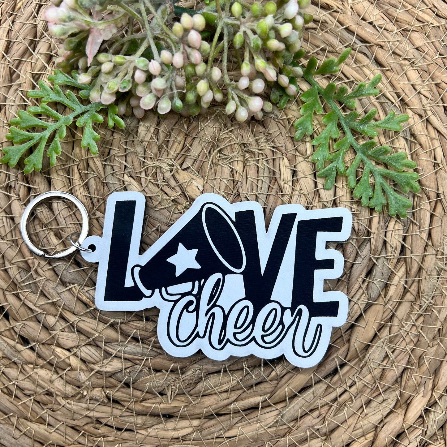 Love Cheer Backpack Tag