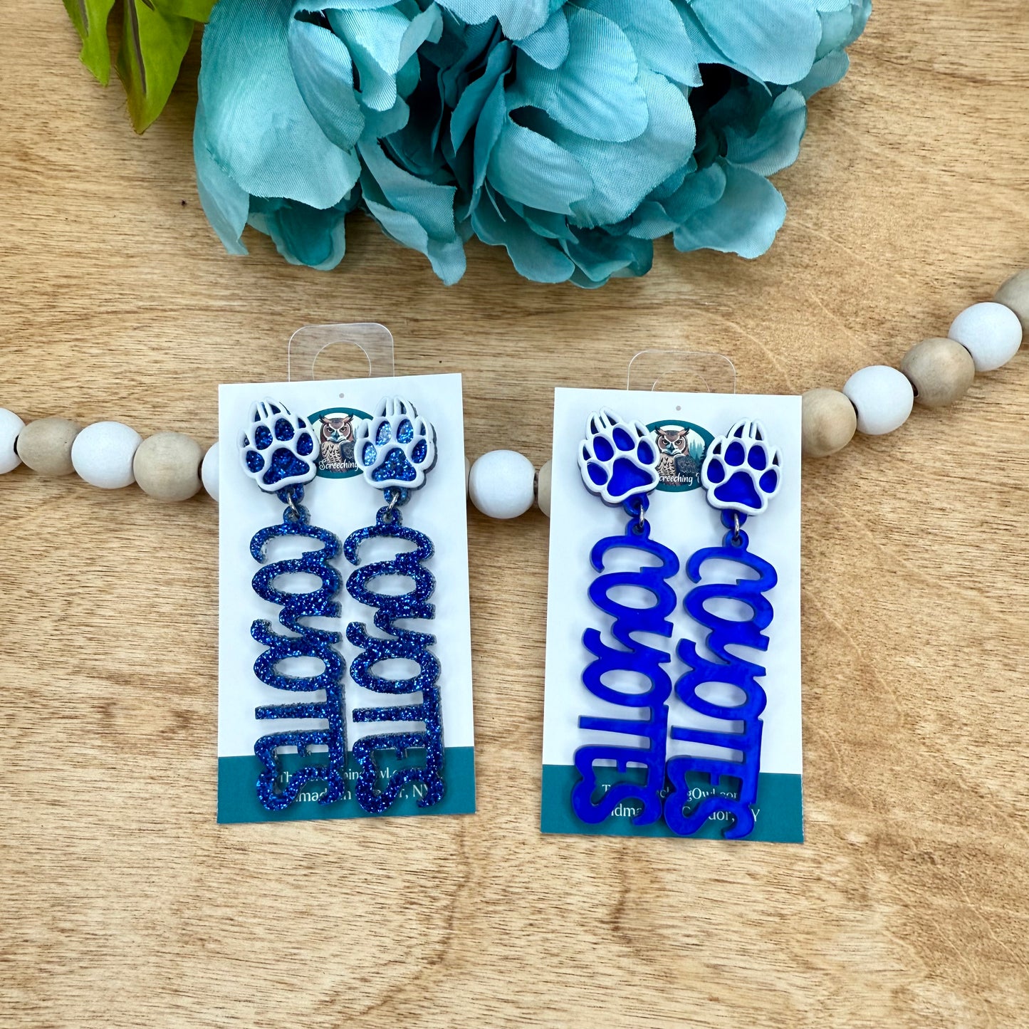 Coyotes Earrings - Dangle