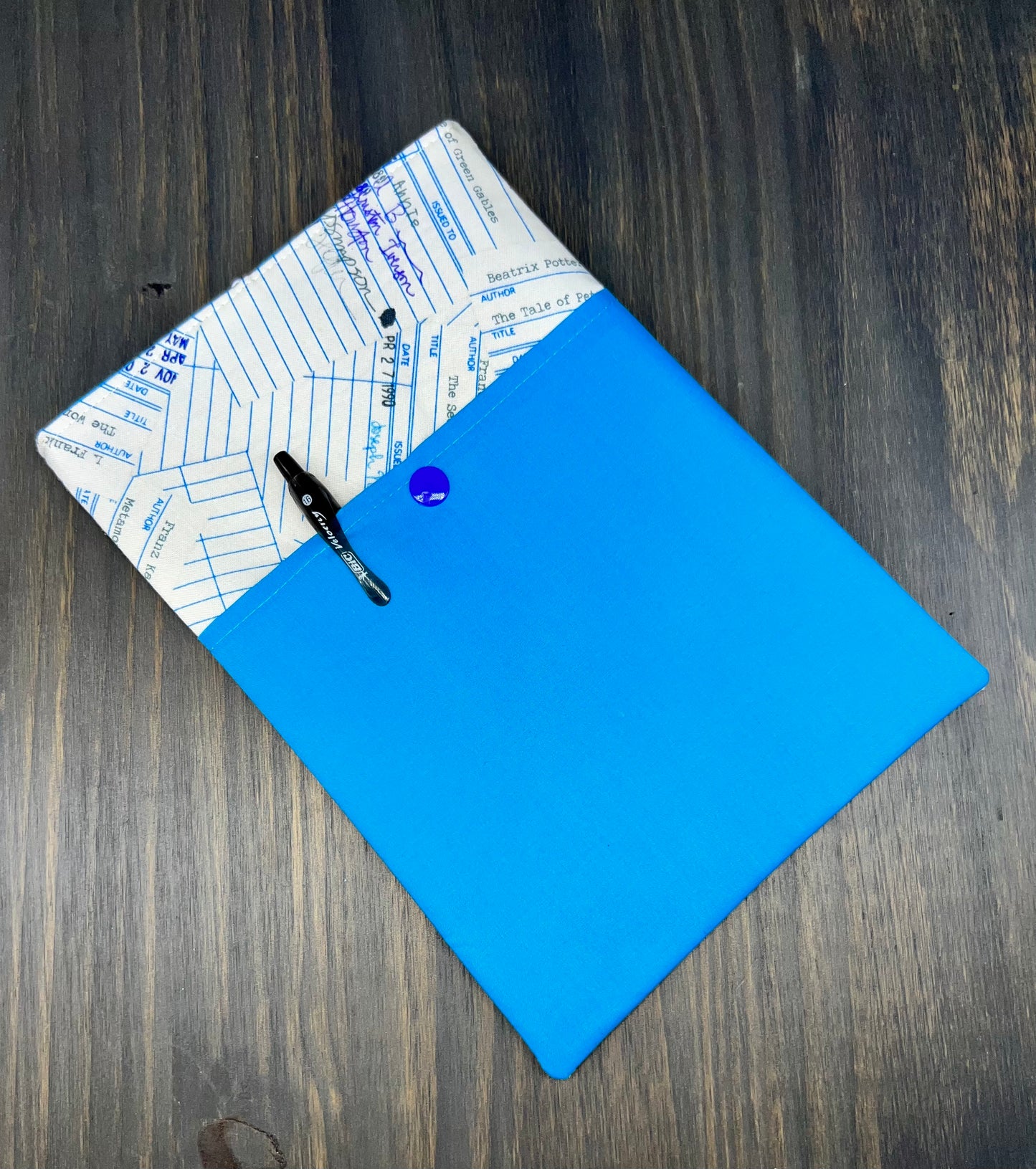 Library Card Book/Kindle Sleeve - Small