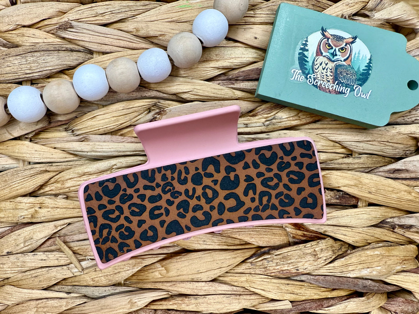Leopard Print Claw Clip