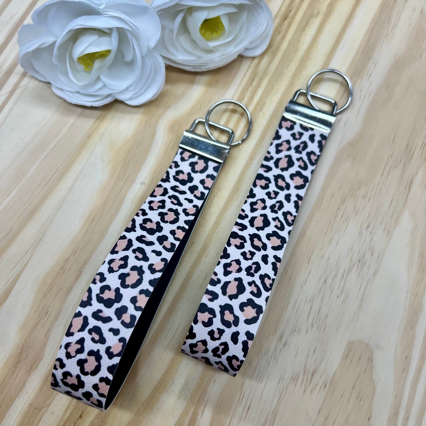 Cheetah Print Key Fob