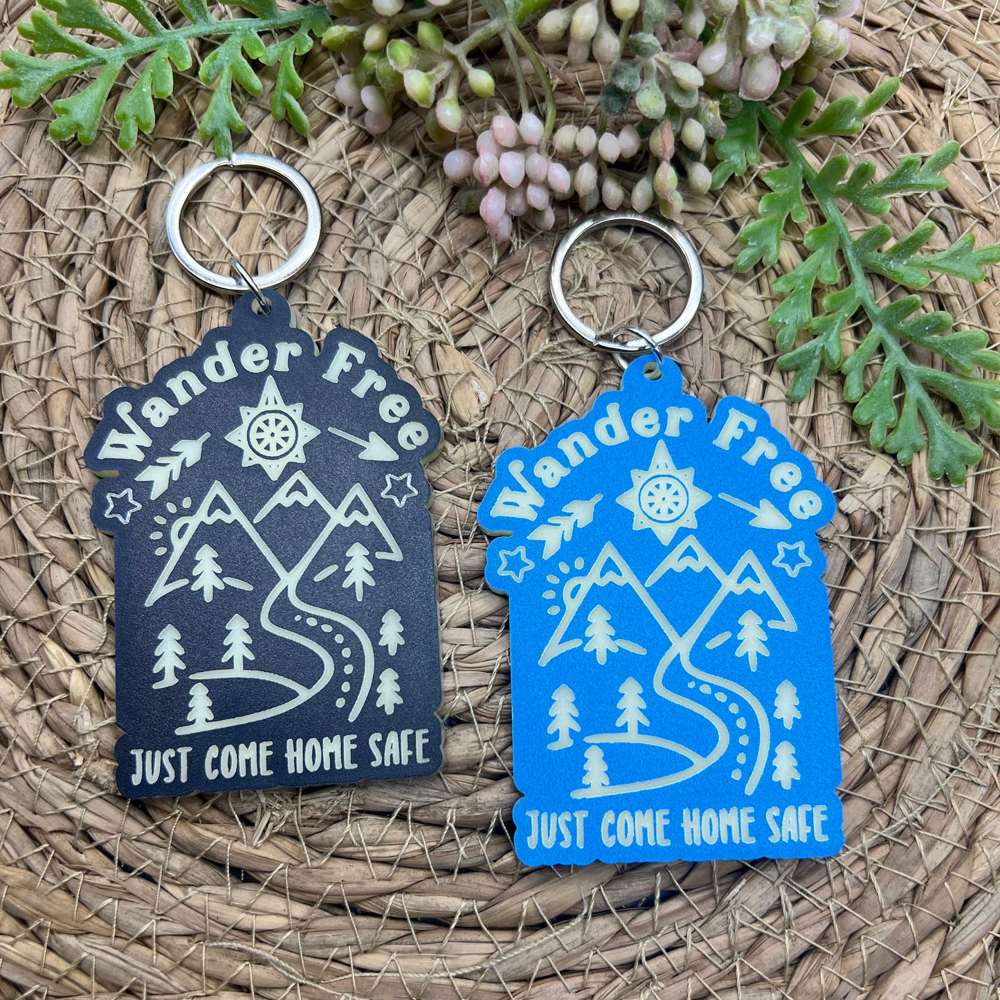 Wander Free Acrylic Keychain