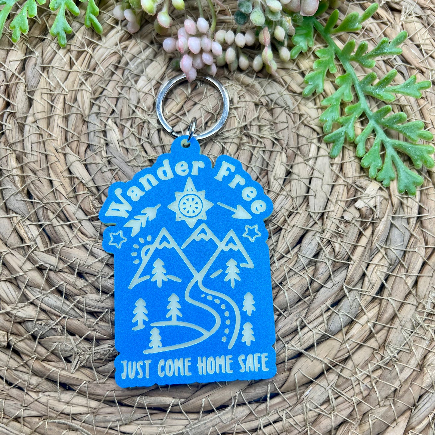 Wander Free Acrylic Keychain