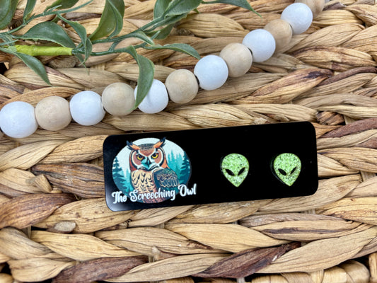Alien Stud Earrings