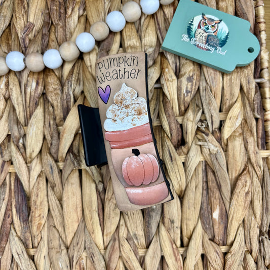 Pumpkin Weather Claw Clip