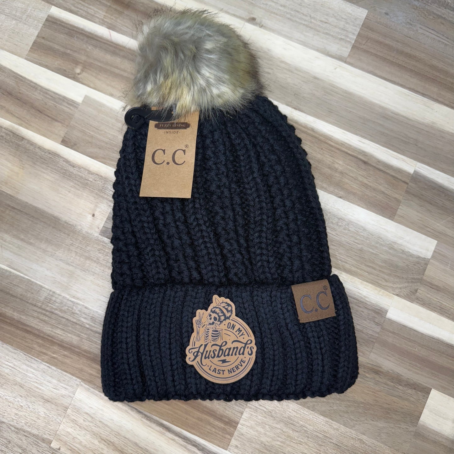 C.C. Beanie - On My Husband’s Last Nerve - Black