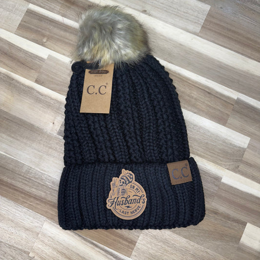 C.C. Beanie - On My Husband’s Last Nerve - Black