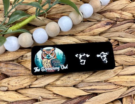 Cow Stud Earrings