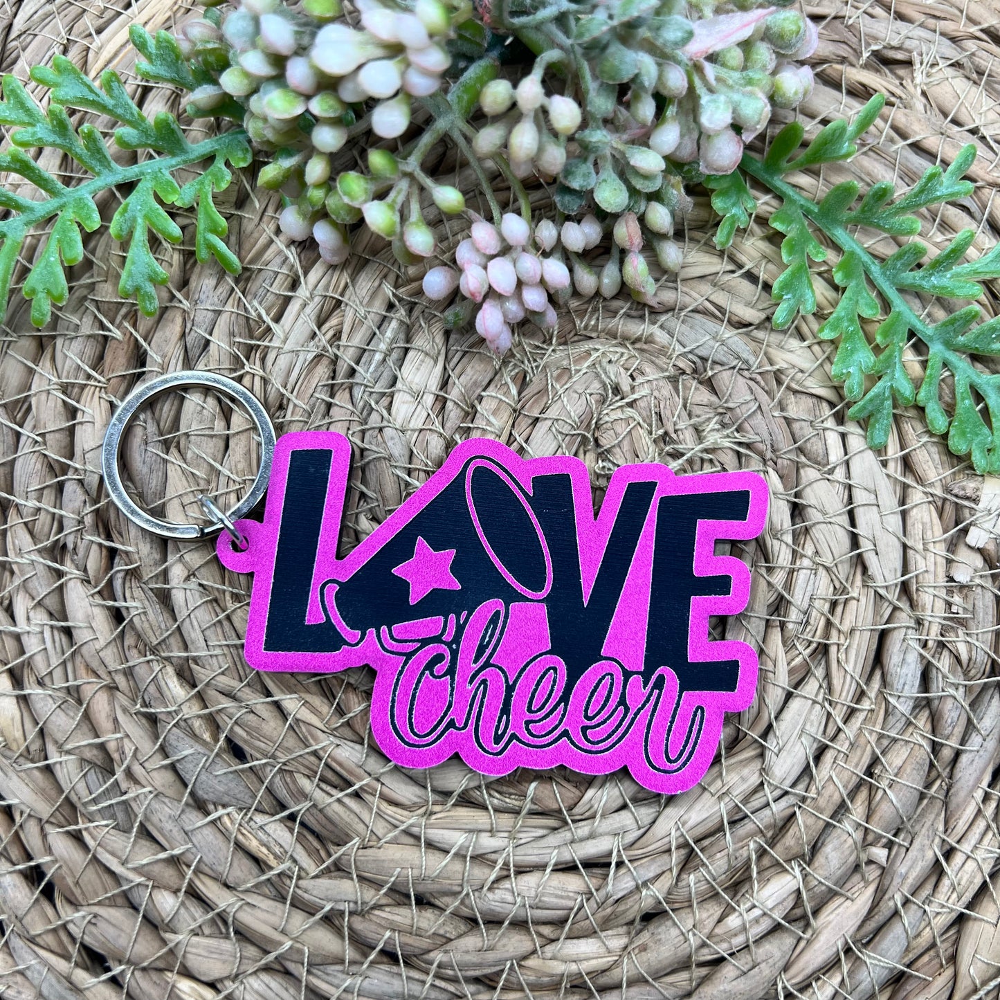 Love Cheer Acrylic Keychain