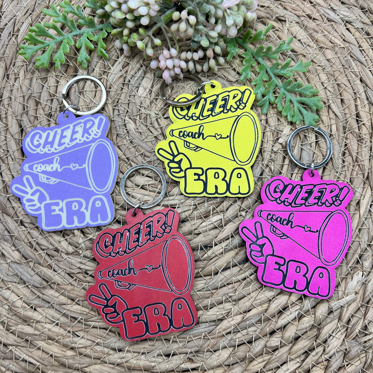 Cheer Coach Era Acrylic Keychain