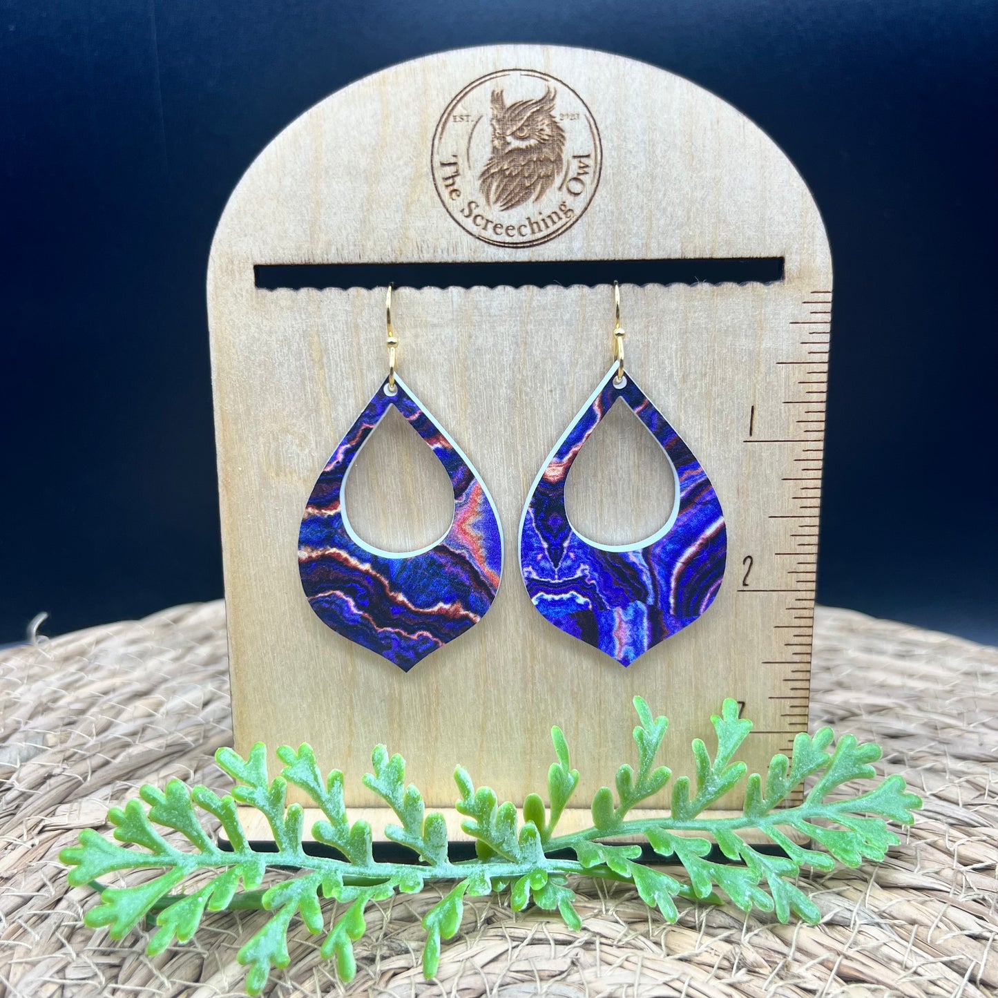 Geode Drop Earrings
