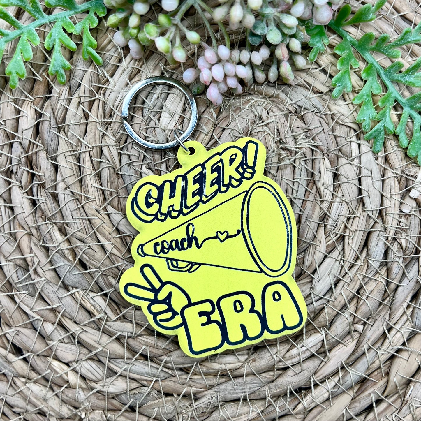 Cheer Coach Era Acrylic Keychain