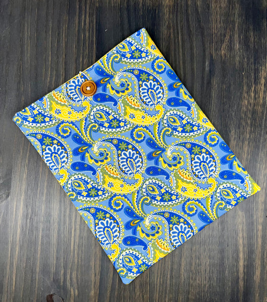 Paisley Book/Tablet Sleeve - Large