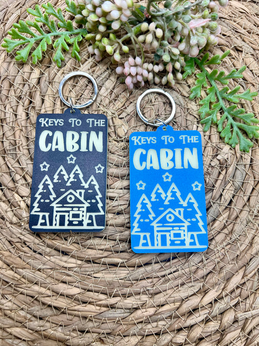 Keys to the Cabin Acrylic Keychain