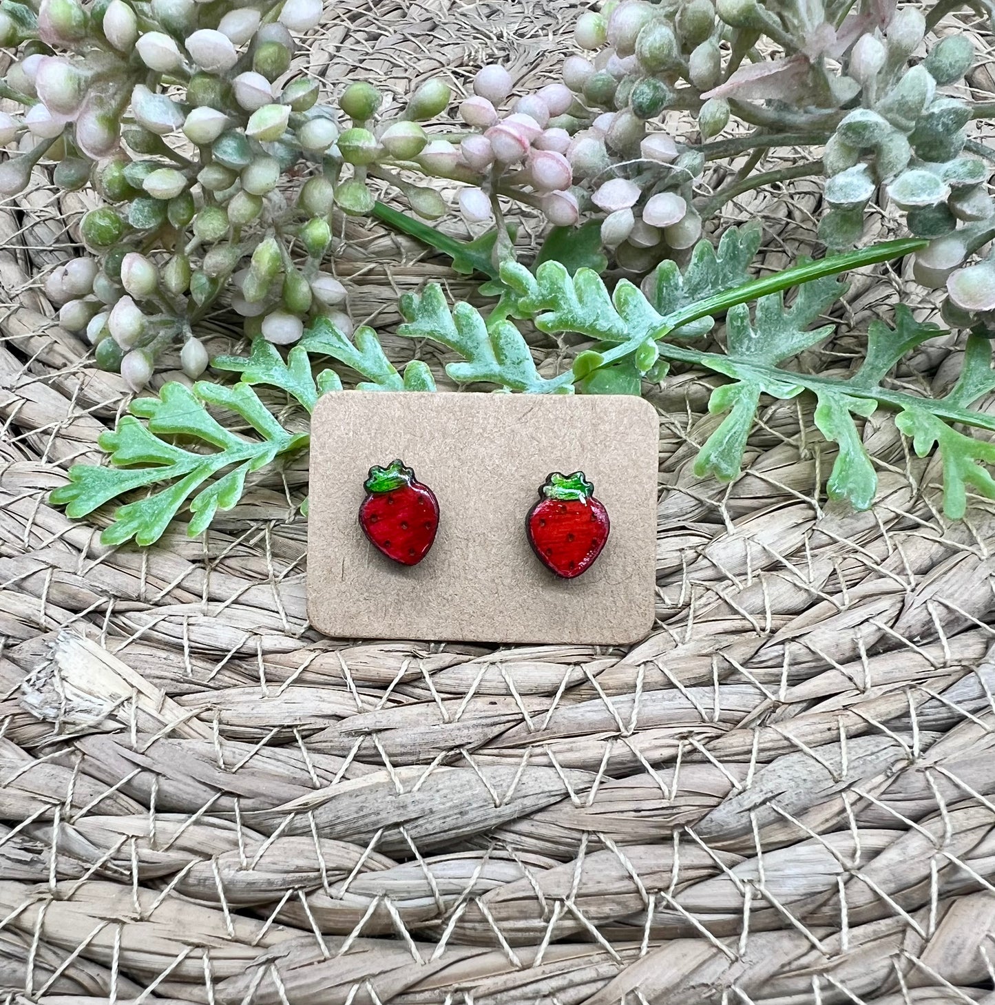 Strawberry Stud Earrings