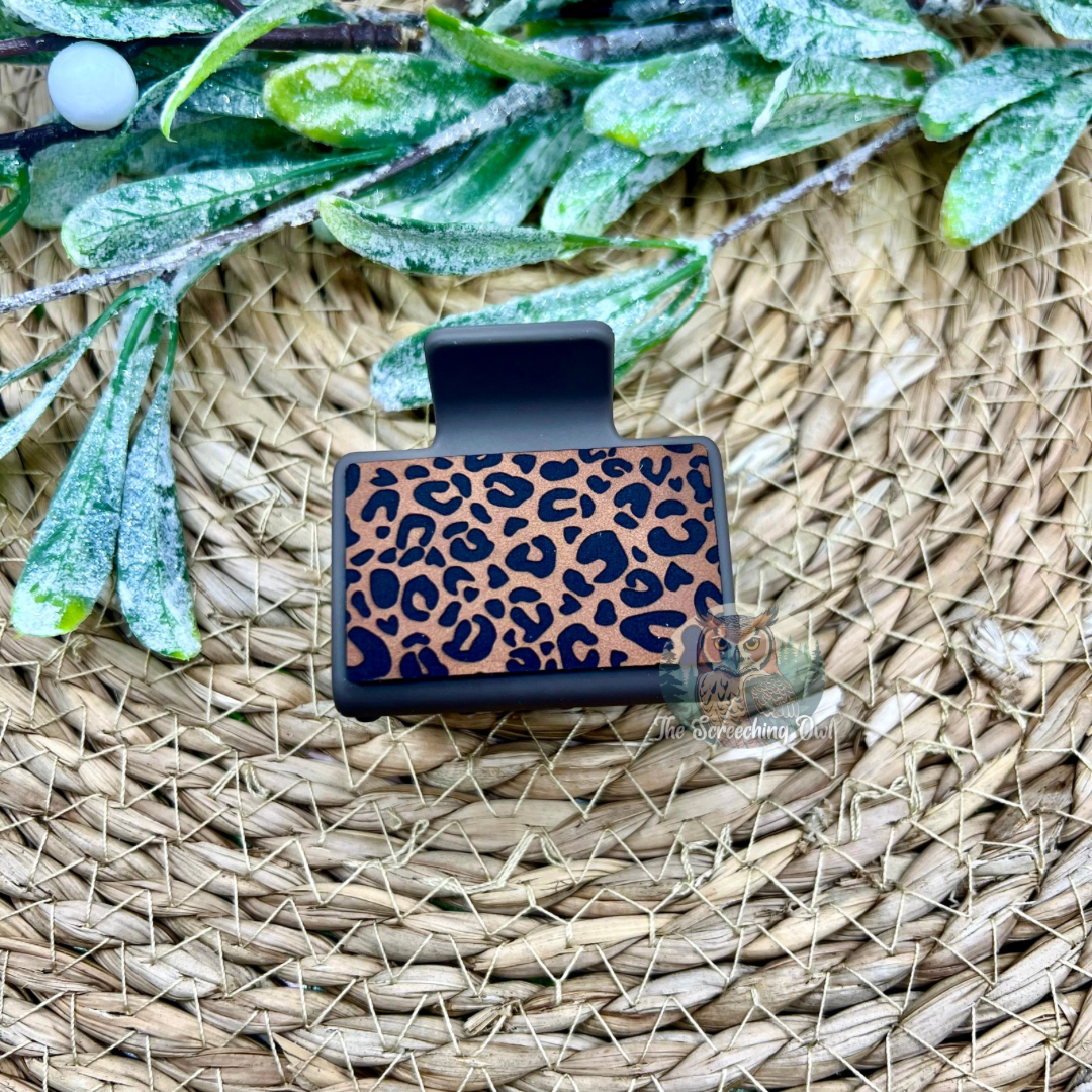 Leopard Print Claw Clip